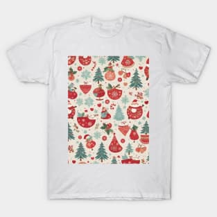 christmas pattern T-Shirt